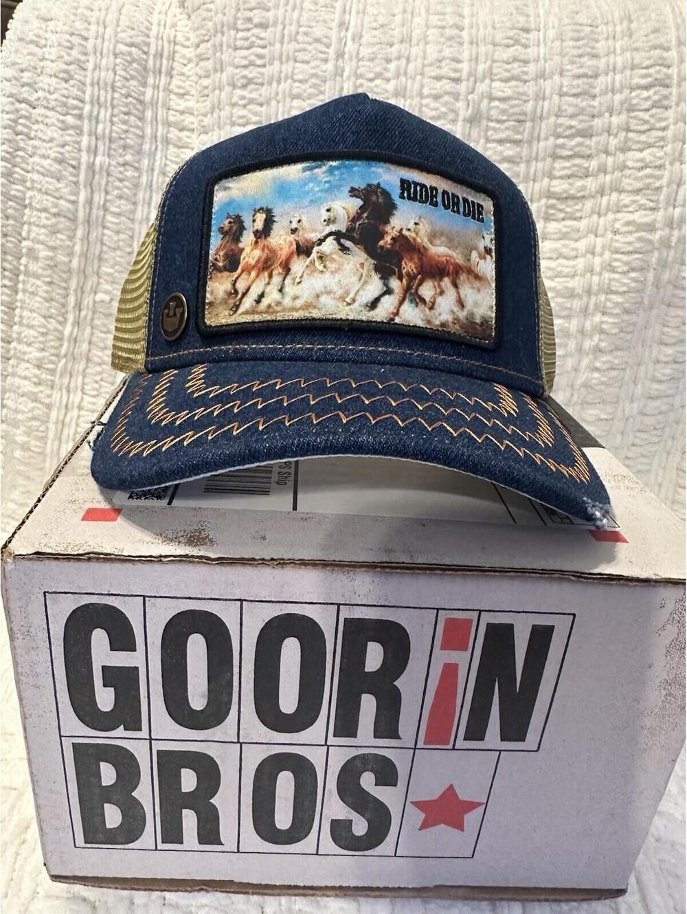 Goorin Bros The Farm Friday Drop Ride Or Die Limited Edition Trucker Hat New